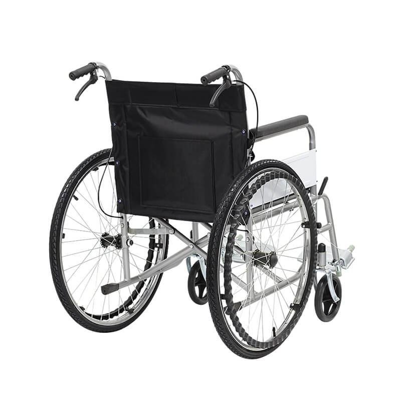 Foldable Manual Wheelchair With 24 inch Pneumatic Wire Tyre YM119