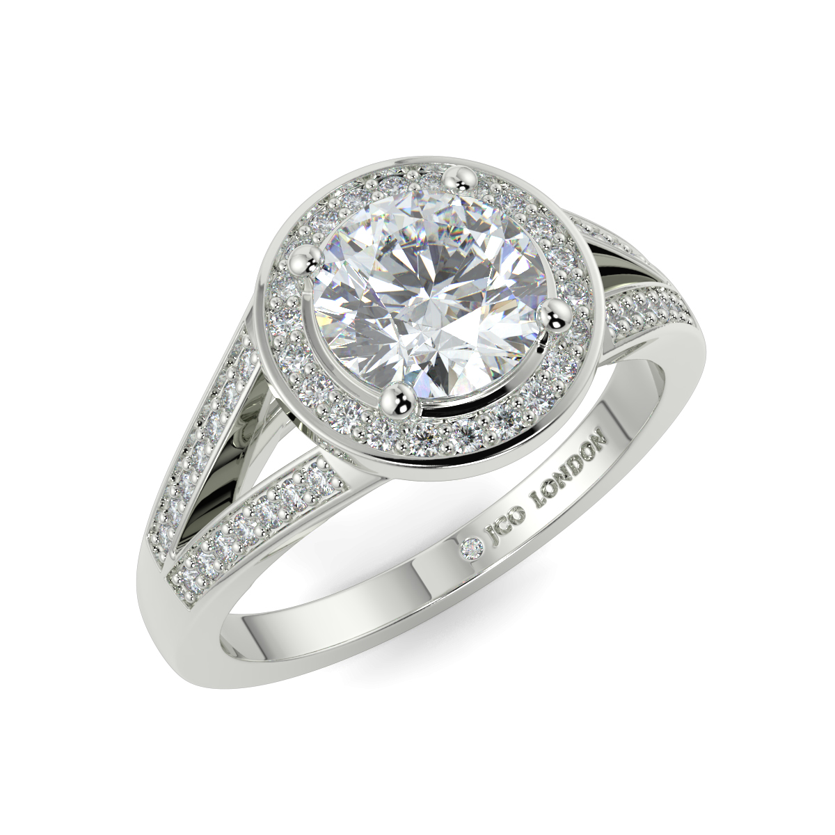 Serica Halo Engagement Rings