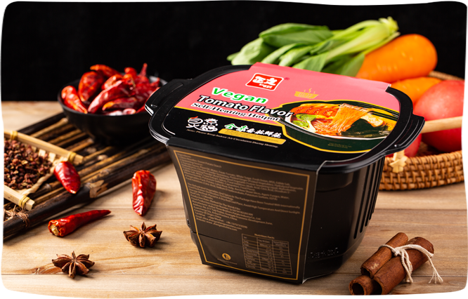 VEGAN COLOR PACKAGING SELF-HEATING HOTPOT SERIES