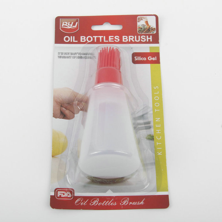 A-Soft Silicone Oil Bottle with Brush Head 