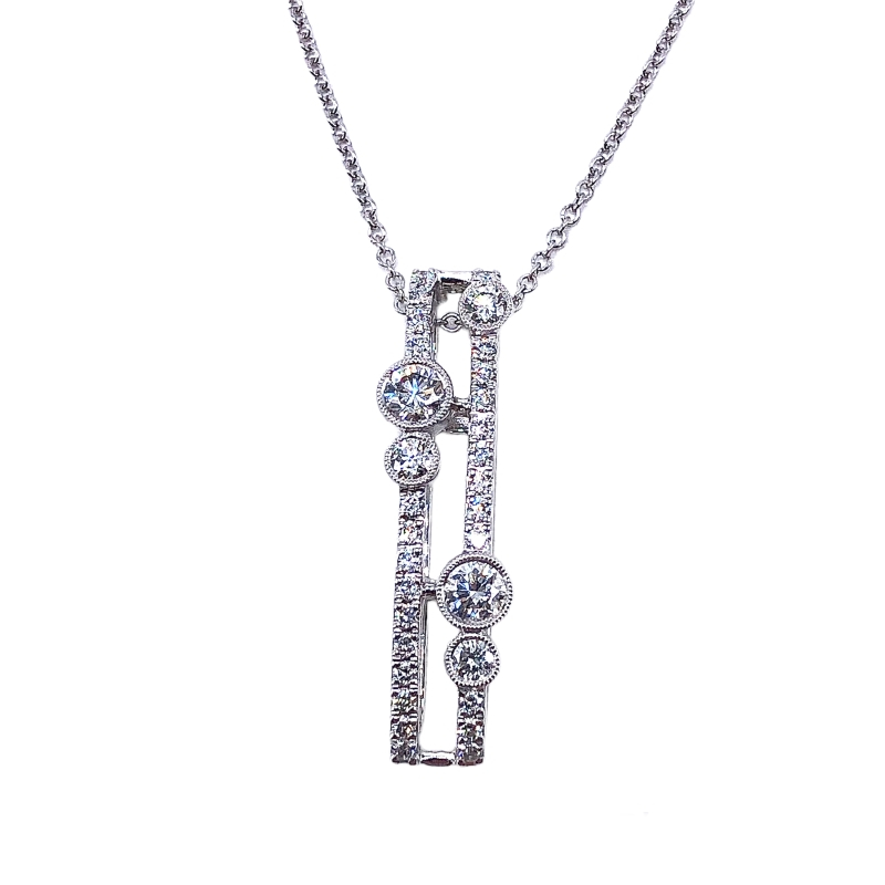 Simon G. Round Diamond Chain Necklace