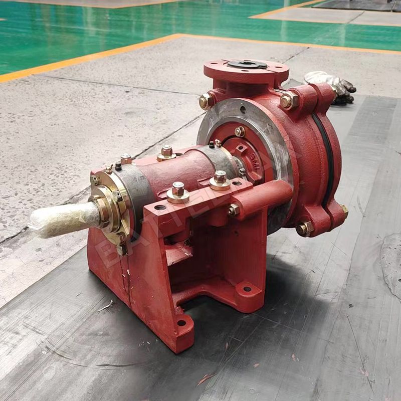 HCR series heavy duty rubber lined slurry pump