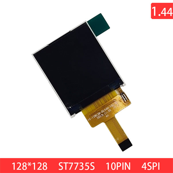 1.44 Inch 128x128 SQQVGA 10PIN SPI4 TN 250nits TFT LCD Display Module