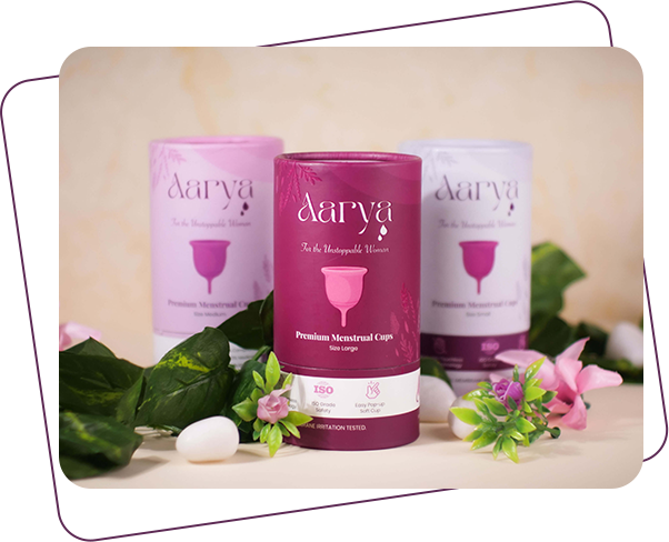 Buy Aarya's Menstrual Cup Large, Medium, Small Size Online