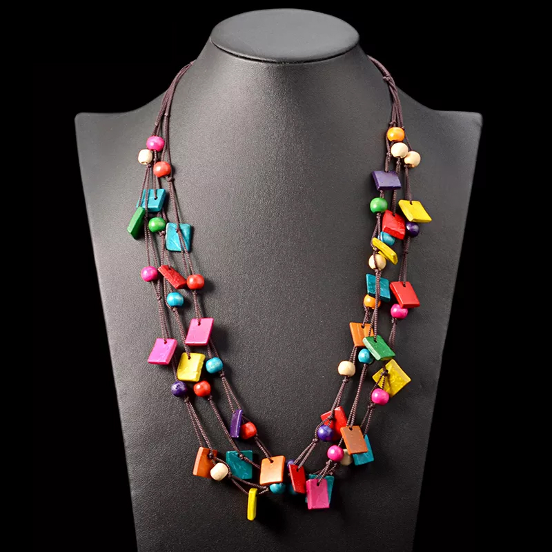 Bohemia MultiLayer Beads Long Necklace