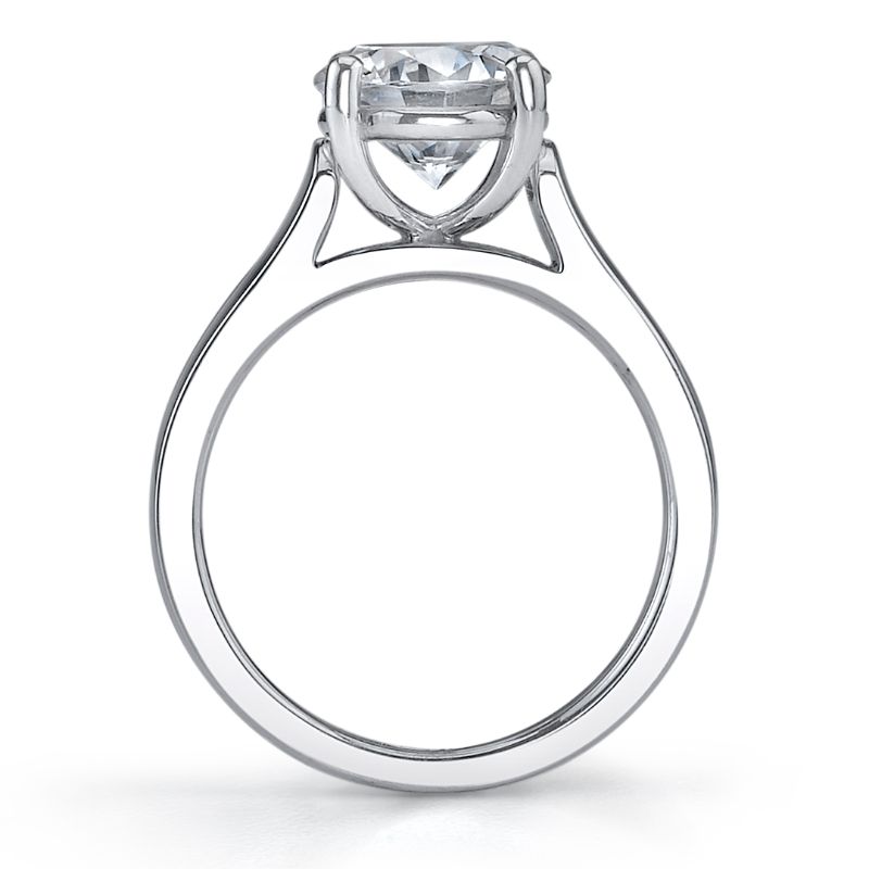 Deutsch Signature Round Cut Solitaire Semi Mount