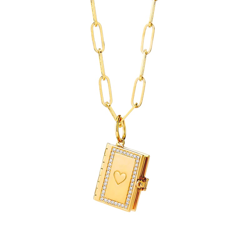 SYNA Notebook Gold Pendant