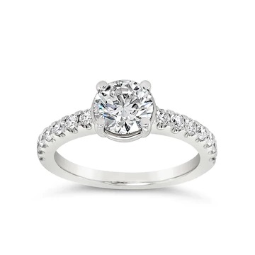 Yes, by Martin Binder Round Diamond Engagement Ring