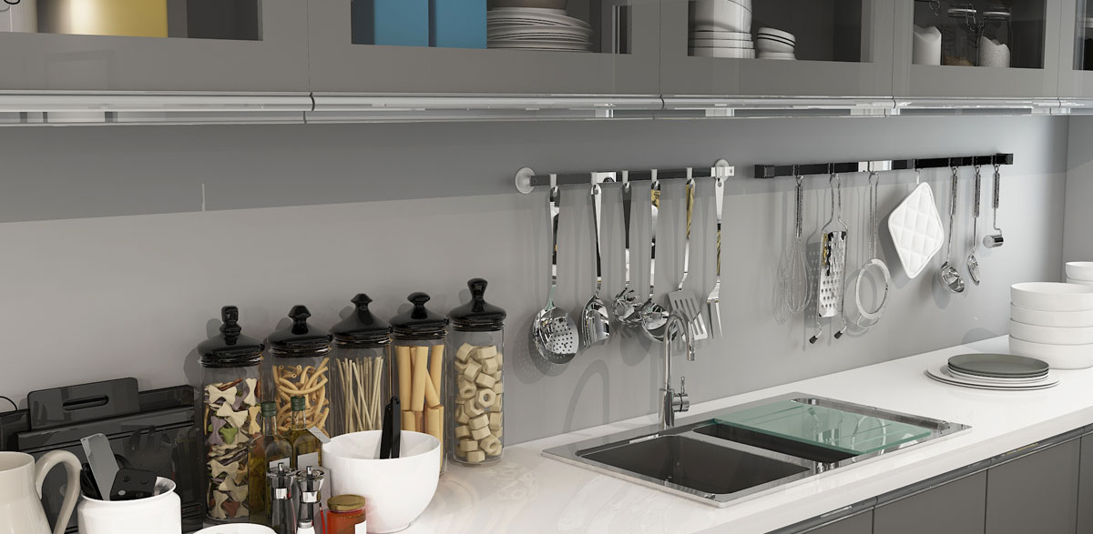 Custom Modern Kitchen Cabinet