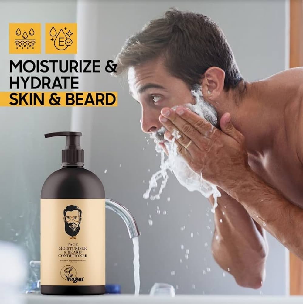 BARBOLOGY LONDON VEGAN MENS FACE MOISTURISER & BEARD CONDITIONER