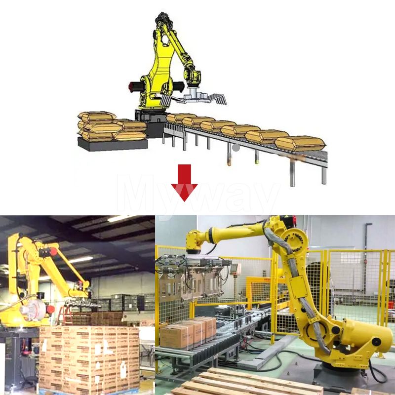 automatic palletizer robot