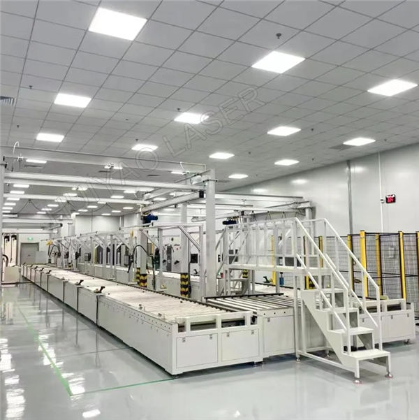 Automatic lithium battery pack production line