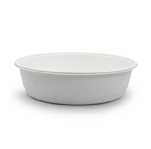 3500 ml Plant Fiber Refrigerator Safe Wholesale Take Away Microwavable Disposable Dinner Basin with Lid