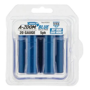 A-ZOOM 12313 BLUE SNAP CAPS SHOTGUN 20 GAUGE ALUMINUM 5