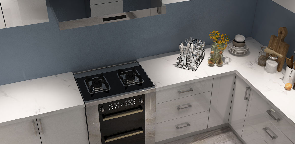 Modern Lacquer Kitchen Cabinet