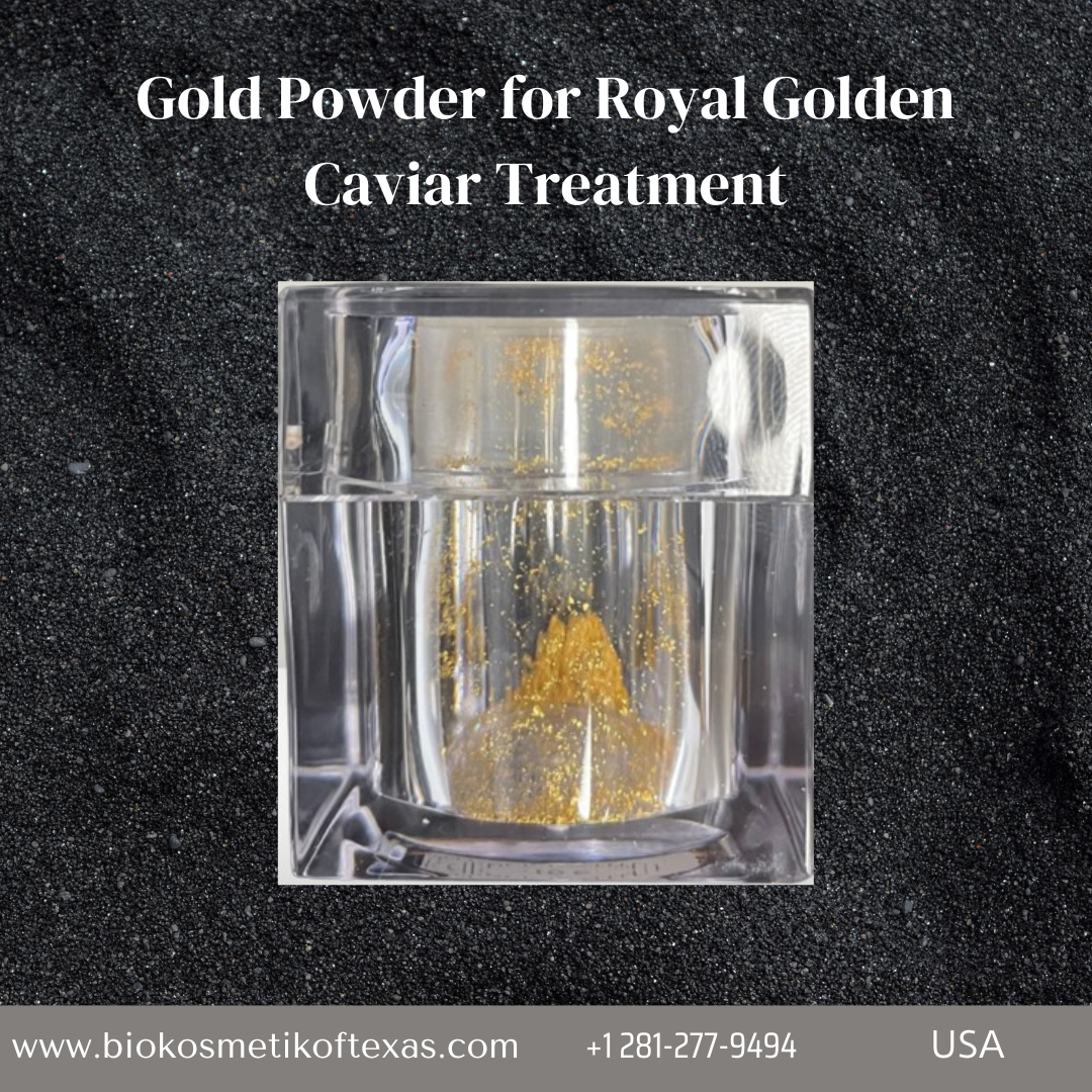 Gold Powder for Royal Golden Caviar Treatment