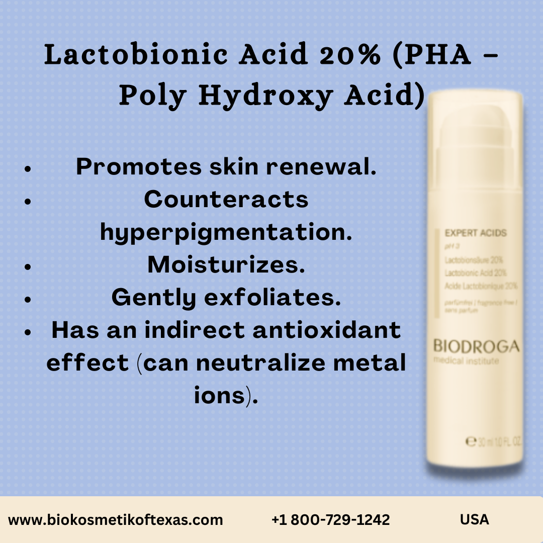 Lactobionic Acid 20% (PHA – Poly Hydroxy Acid)