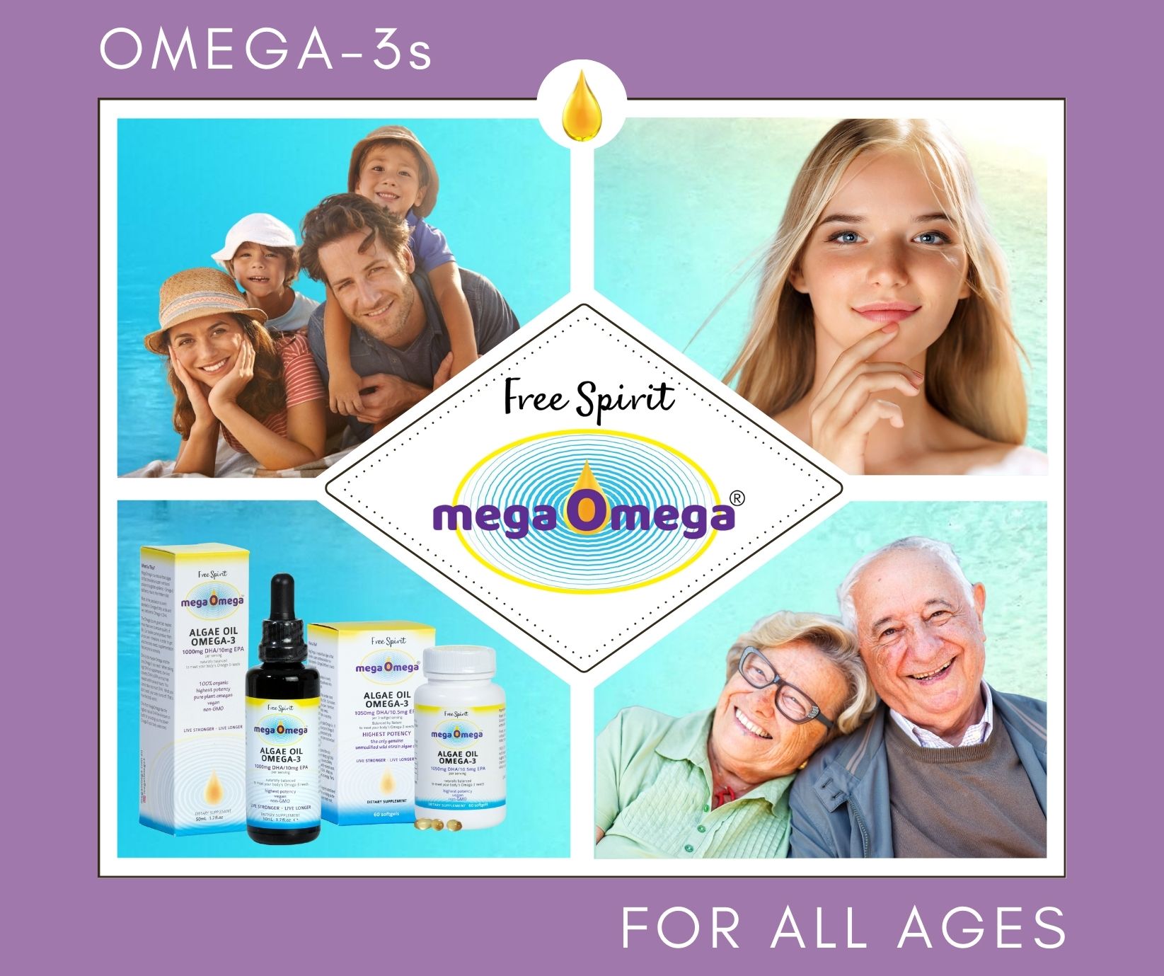 Use Algae Oil Omega-3 for All Ages