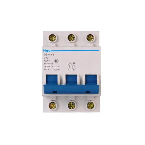 DZ47-63 1-4P 1-63A Mini Circuit Breaker