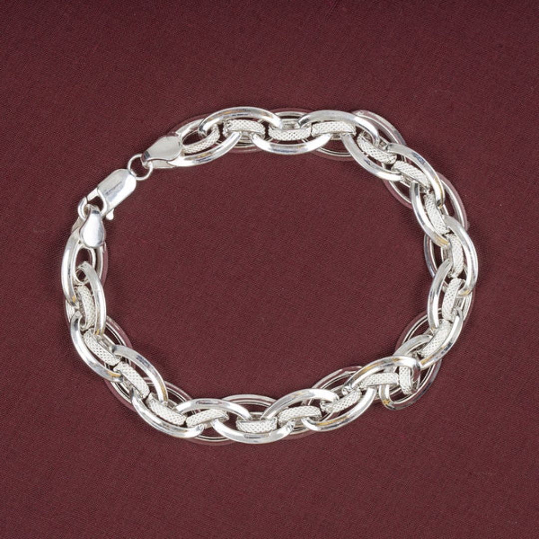 Buy Original Silver Bracelet for Men Online | Silverare