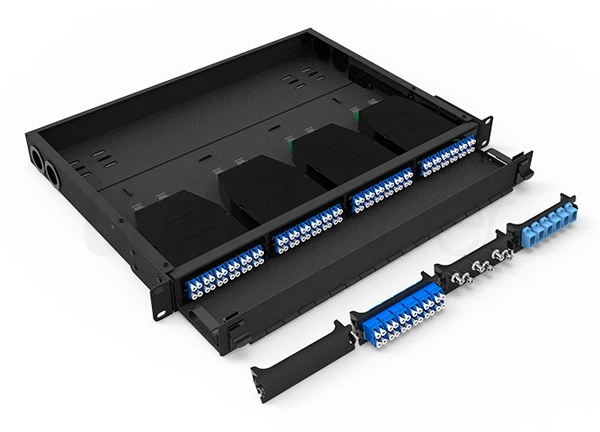 19 Inch Rack Mounted MPO MTP Module Fiber Optic MPO Patch Panel