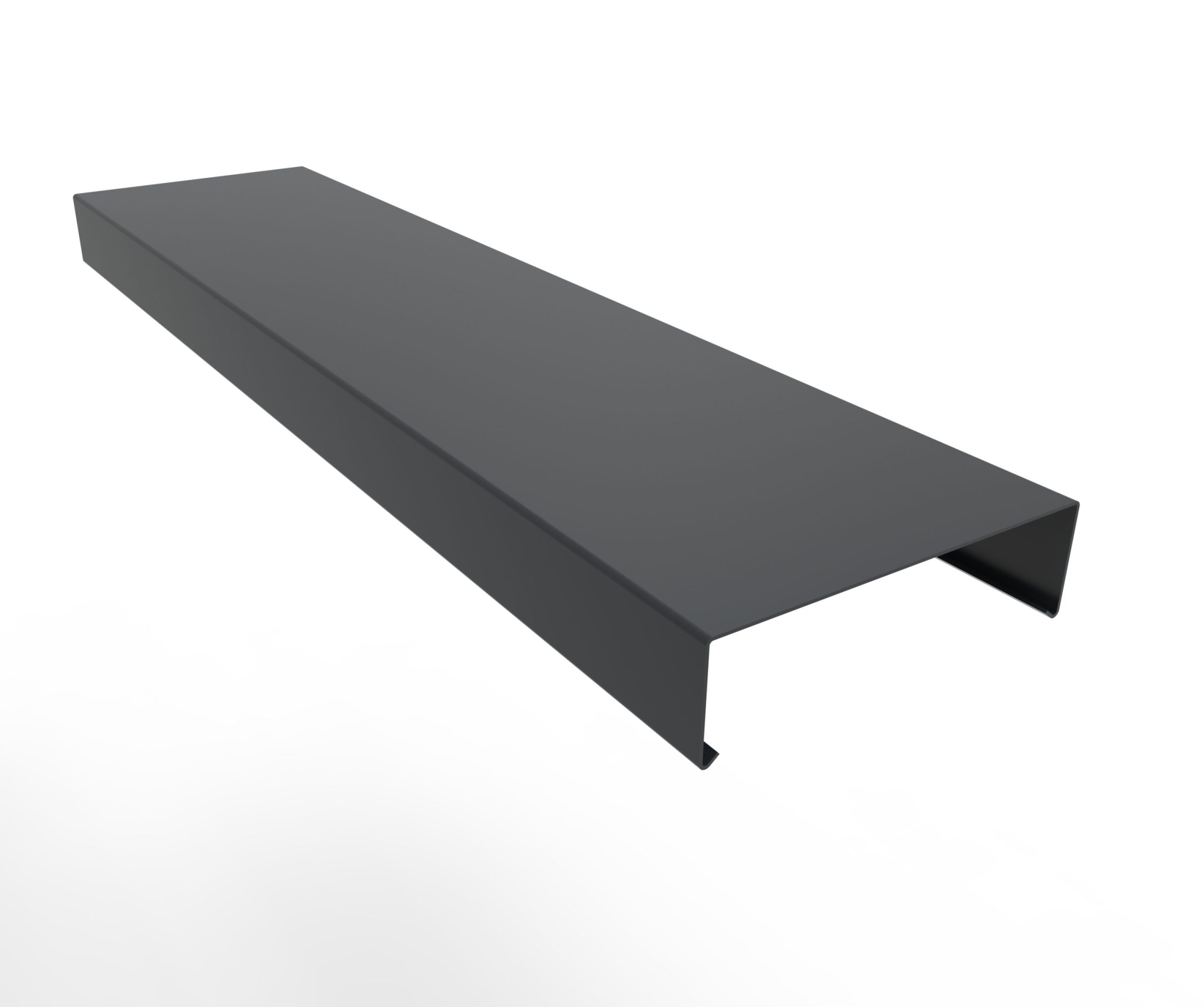 Aluminium Sloping Coping – 1m Length