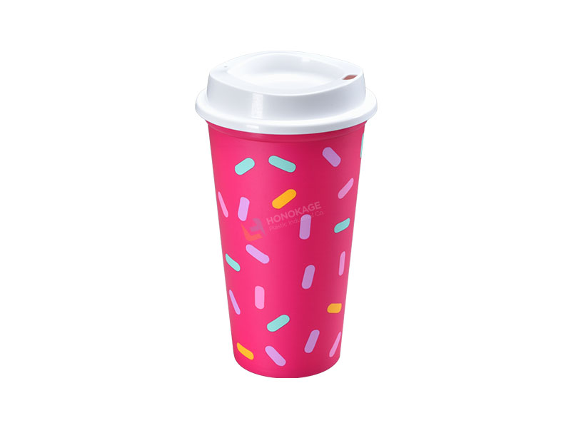 Printed Plastic Travel Mugs