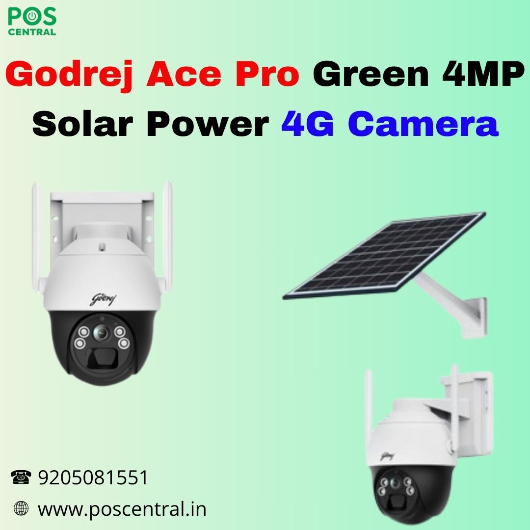 Secure Your Home with Godrej Ace Pro Green 4MP Solar Powered Camera