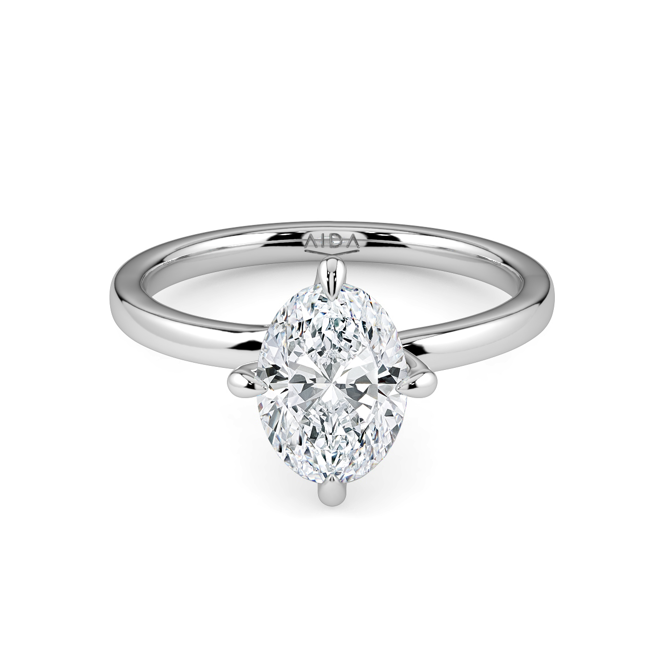 Cindy Oval Solitaire Engagement Ring