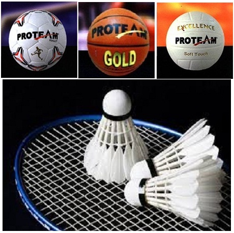 Basketbal en volleybal, producten