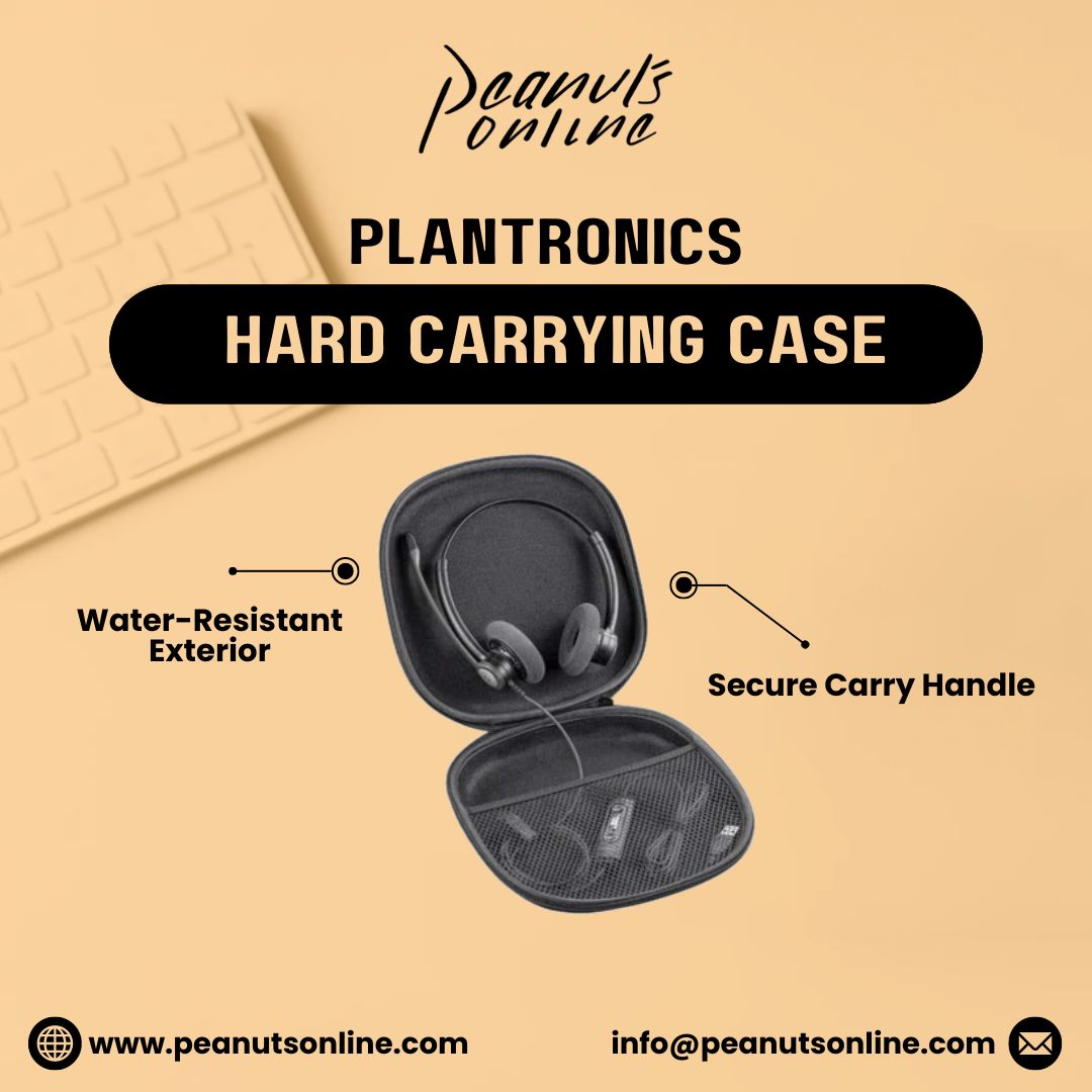 Durable Plantronics Hard Carrying Case - Ultimate Protection for Your Headset