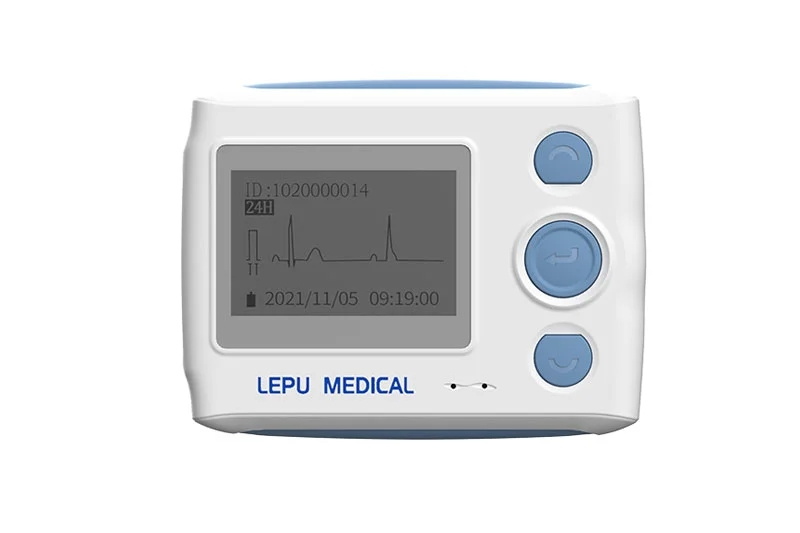 Lepu TH12 Medical Grade Telehealth Wearable Holter Monitor 24 Hours Continuous Monitoring Dynamic ECG