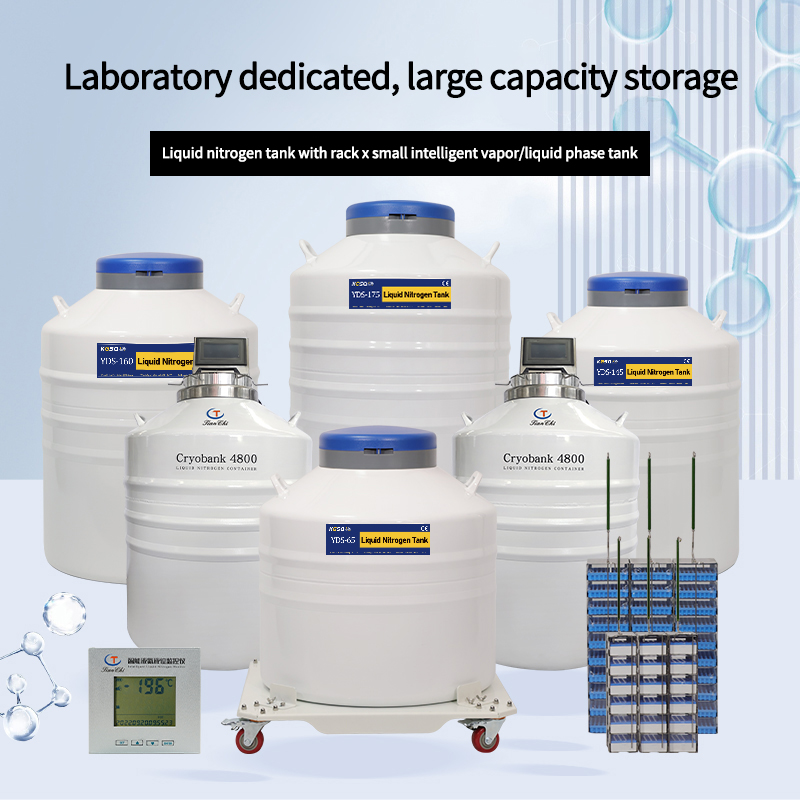 Fiji-liquid nitrogen tank for cell storage-115L liquid nitrogen storage tank factory