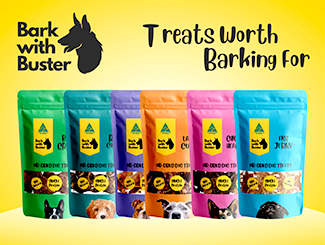 Dog Treats Natural,Australian & Air Dehydrated - Bark with Buster