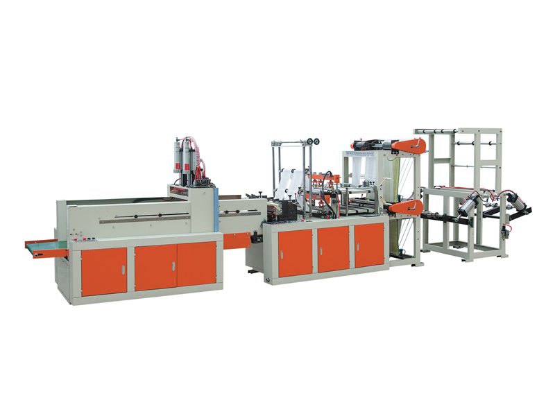 Automatic Double-Layer Four-Line T-Shirt Bag Making Machine