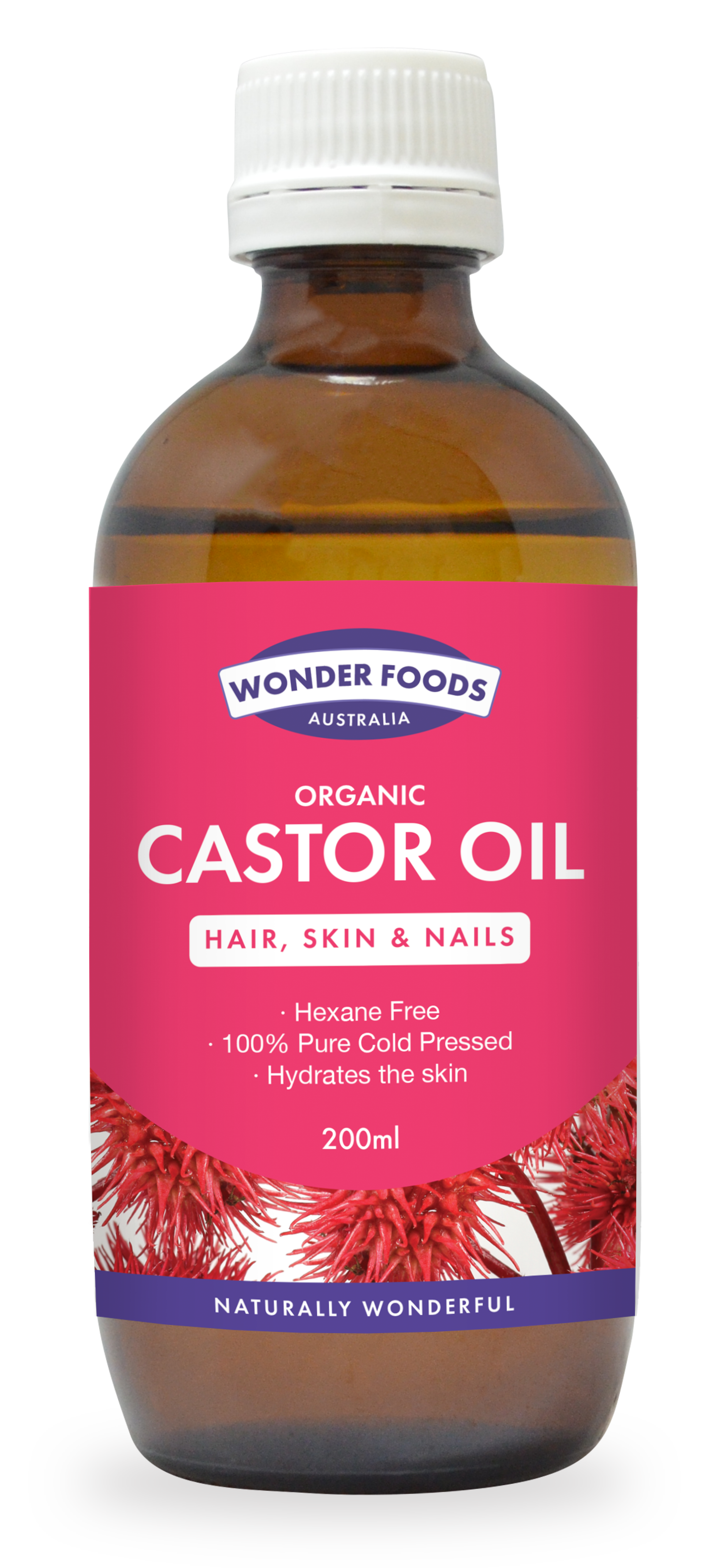 Castor Oil (Organic & Hexane-free)