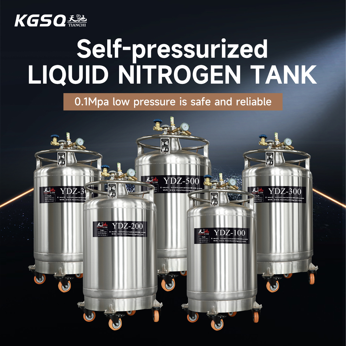 Estonia-auto fill liquid nitrogen cryogenic storage system-cryogenic container