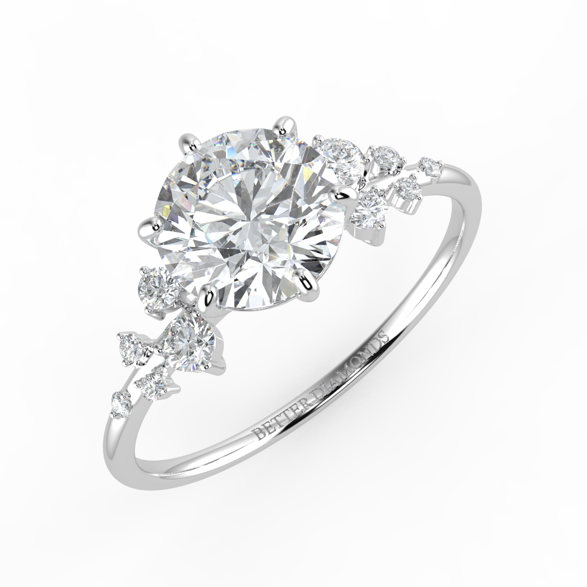 Sofia Round Diamond Engagement Rings