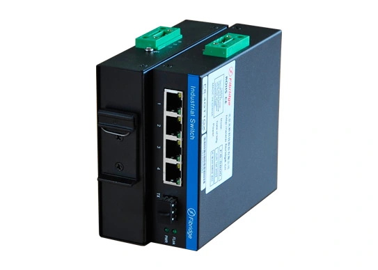 1-PORT 1000M FX + 4-PORT 1000M TX MEDIA CONVERTER