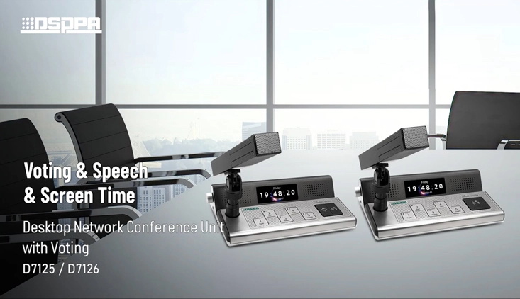 Desktop IP Conference System Discussion Voting Delegate Microphone