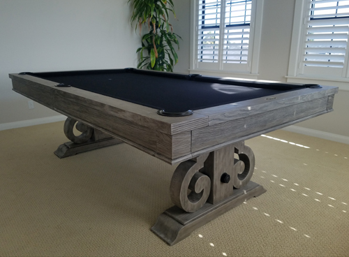 Barnstable Silver Mist Pool Table