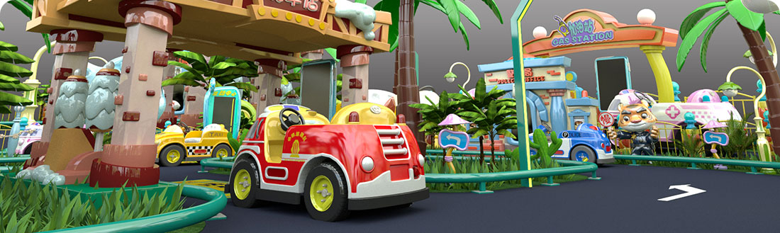 C&Q Amusement Park Car Rides