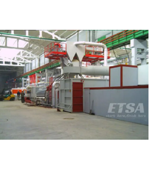 Auto Shot Blasting & Priming Line