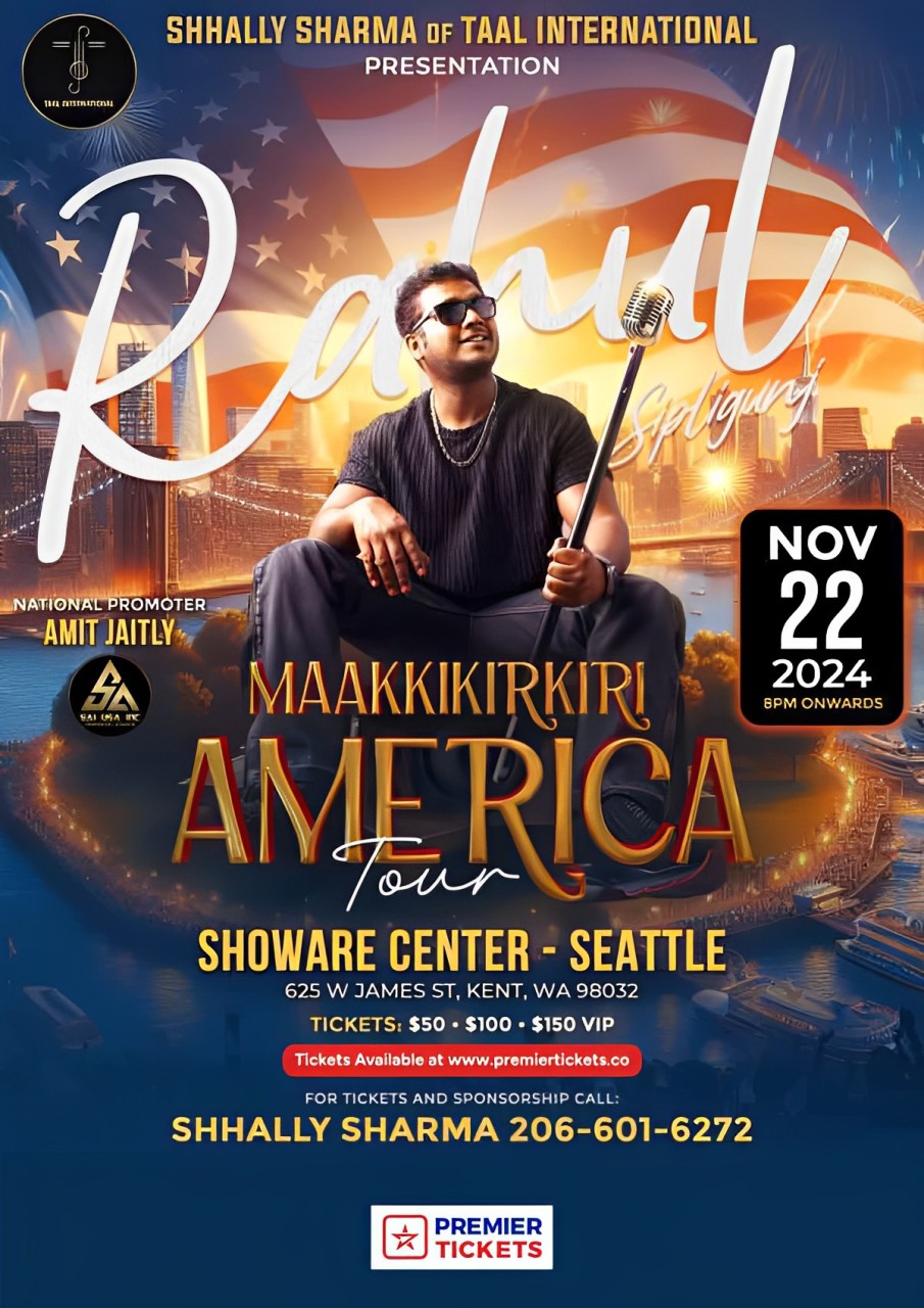 Celebrate Rahul Sipligunj Live Concert in Seattle – A Musical Treat