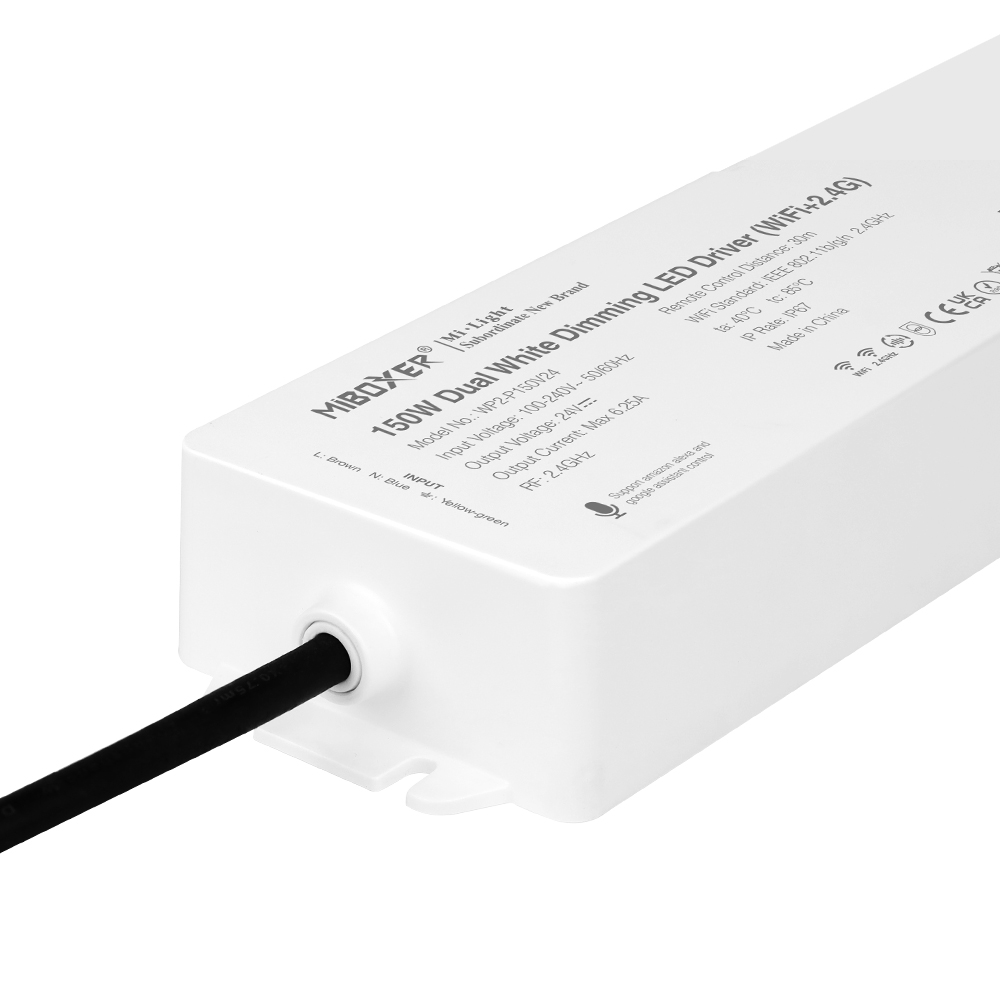 WP2-P150V24 150W Dual White Dimming LED Driver (WiFi+2.4G)