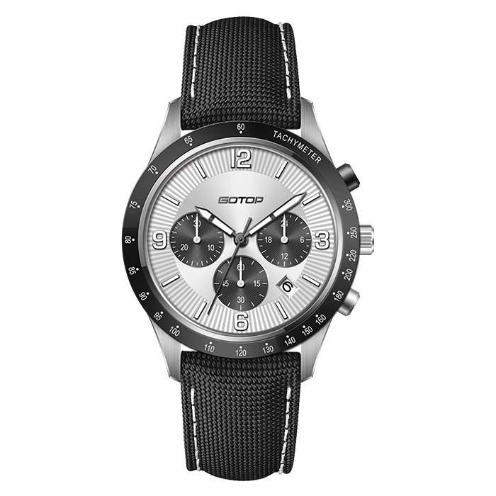 Custom Men Quartz Chronograph Stainless Steel