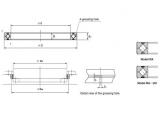 Bearings, რეზინის, ამისთვის ლილვები ჩაეფლო წყალი