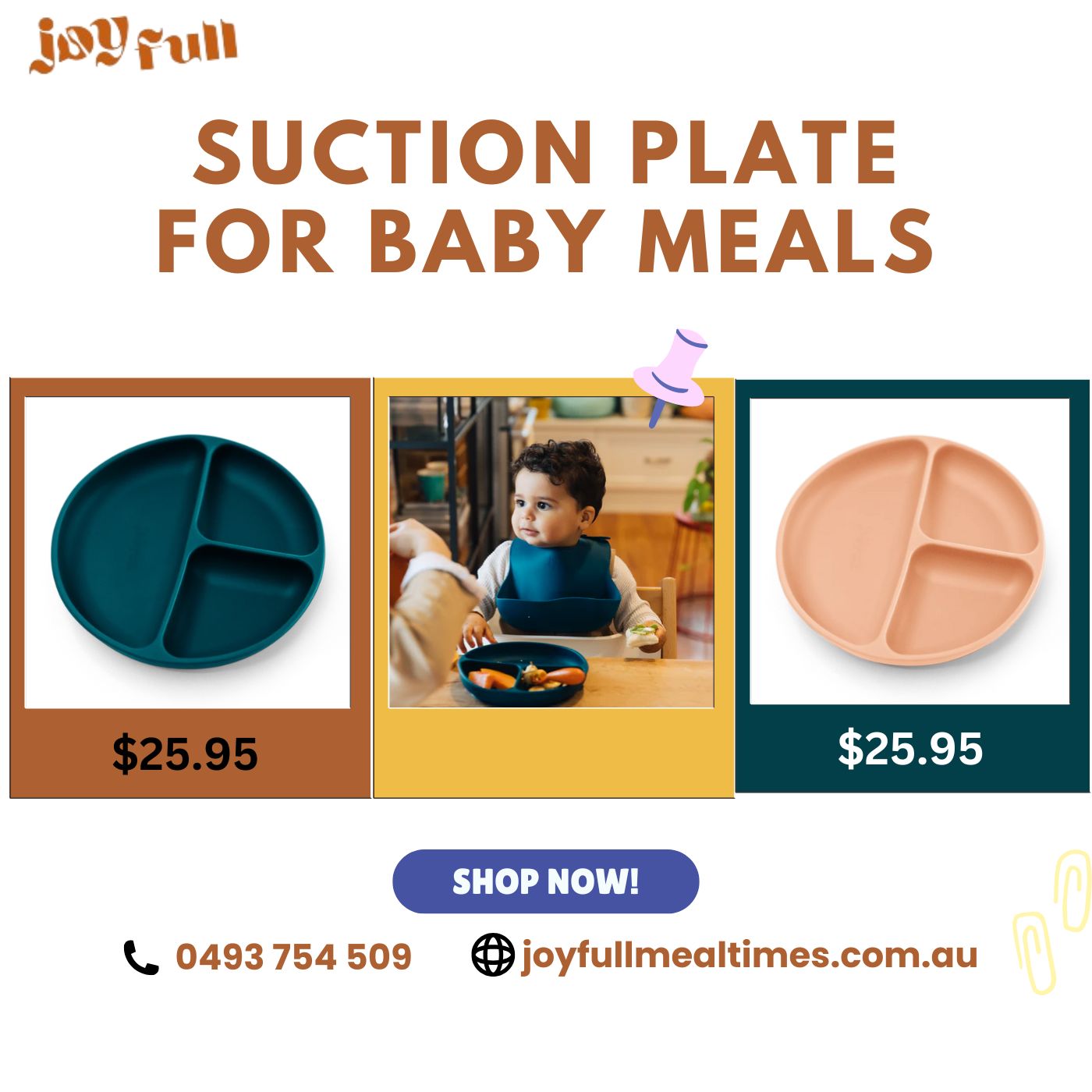 Mess-Free Suction Plate for Babies