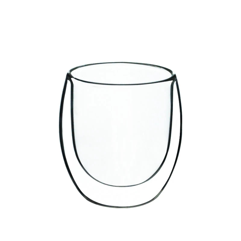 Borosilicate Double Wall Glass Water Cu