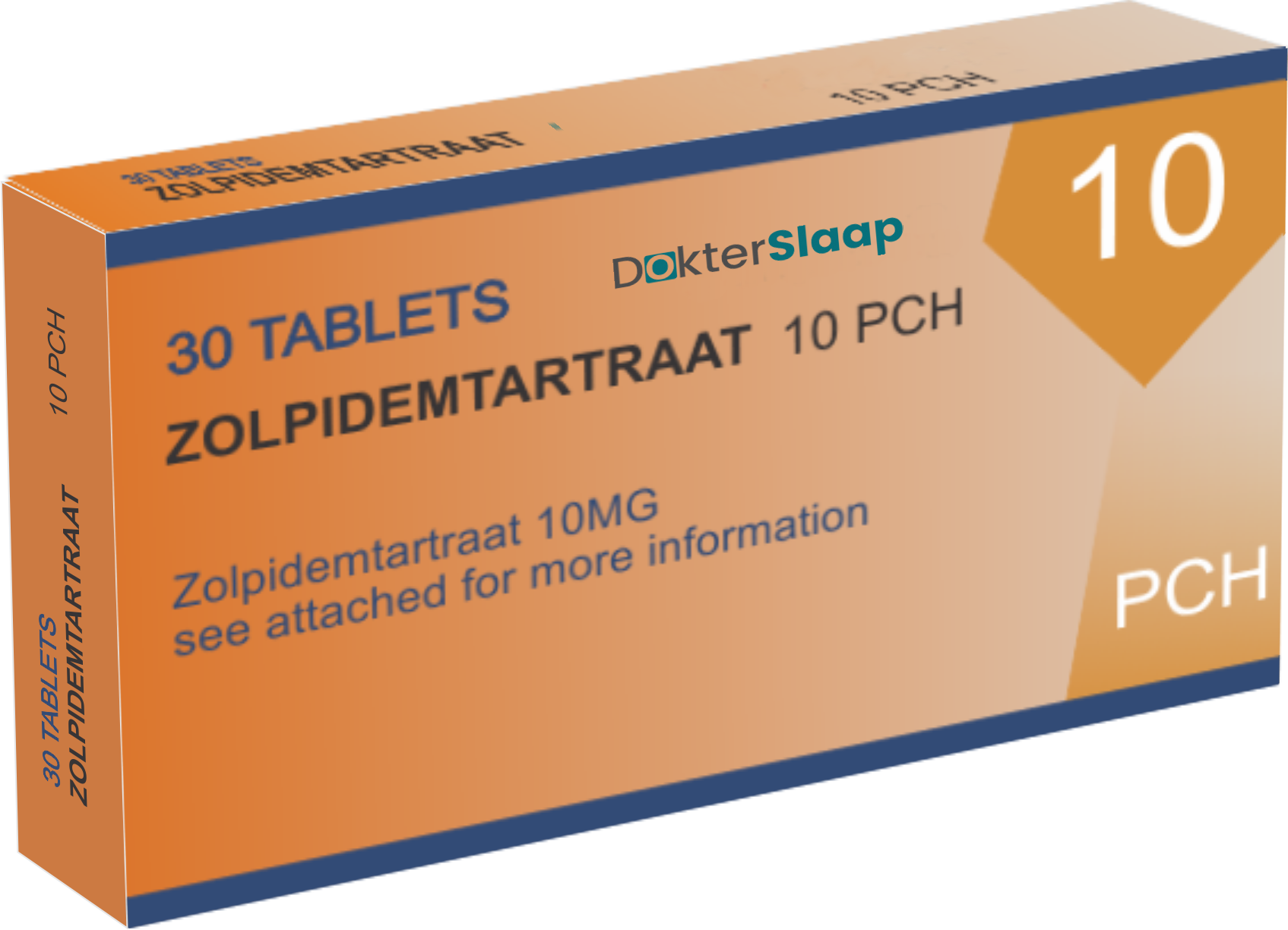  Zolpidemtartraat Sandoz 10MG (30 tabletten)